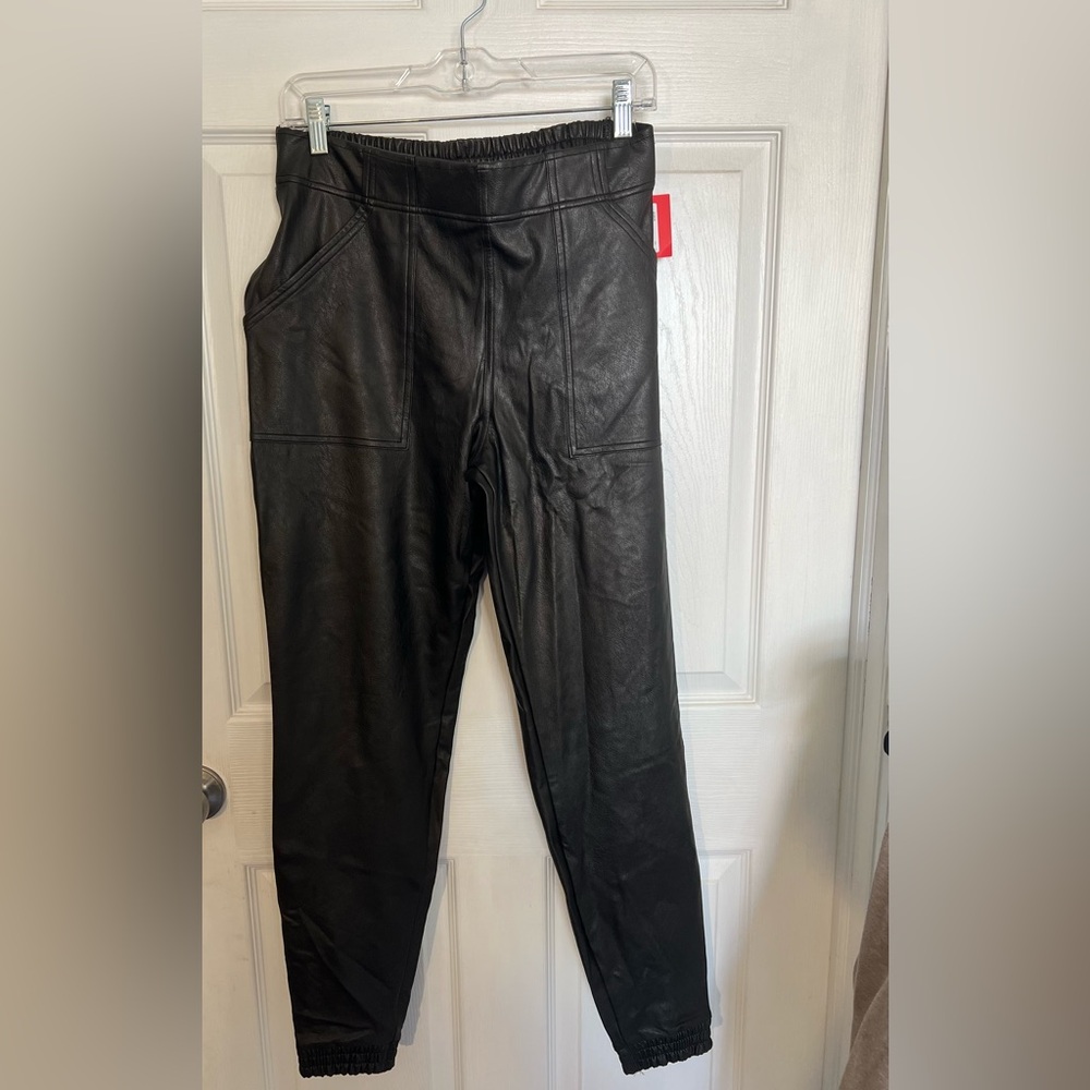 Women’s SPANX large leather like joggers